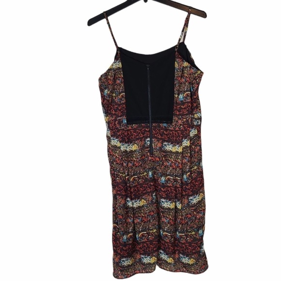 Sam Edelman Multicolor Tribal Print Drape Mini Dress 10 NWT - Picture 7 of 9